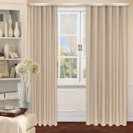 Штора на ленте Аврора 190x280 см цвет бежевый gollado просвечивающая органза штора 1 панель 140x225 см