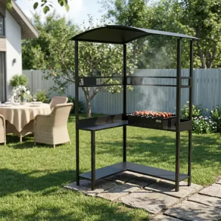 Мангал Grillux Стандарт Pro 3 мм 220x140x74 см термометр milaike для приготовления пищи