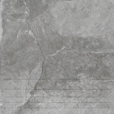 Ступень клинкерная с прямыми краями клинкерная Керамин Касл Рок 2 29.8x29.8 см 1.51 м2 цвет серый