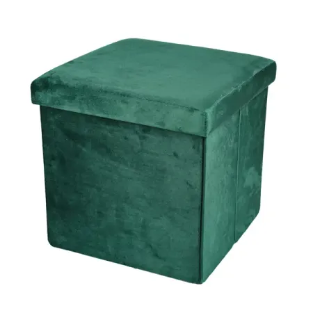 Пуф Dream River темно-зеленый 37x37 см зелёный мягкий ковёр для гостиной