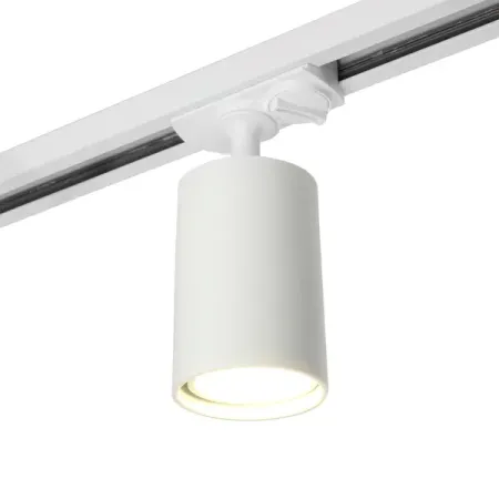 Трековый светильник спот Feron AL142 под лампу GU10 однофазный цвет белый