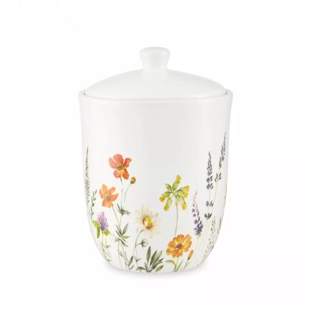 Банка Decor de table Полевые цветы 1,6 л, керамика 14х20,5 см