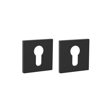 Ключевина Punto ET.K.ARC.Q52 BL-24 квадратная розетка черная (47189)