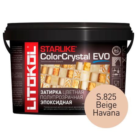 Затирка эпоксидная Litokol StarLike Color Crystal Evo s.825 бежевый 2,5 кг