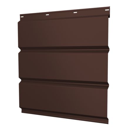 Софит металлический сплошной Grand Line коричневый RAL 8017 2000х357х0,45 мм брызговики автомобильные для audi q5 s line sport 2010 2017 4 шт