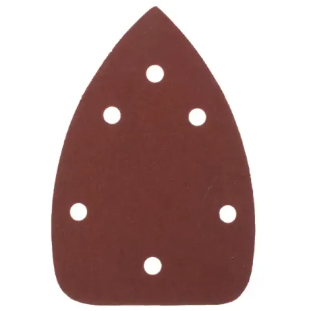 Лист шлифовальный на бумажной основе для ДШМ Dexter P180 140x98 мм, 5 шт.