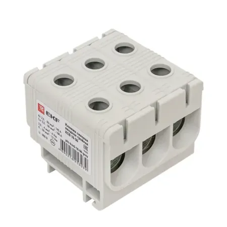 Клемма силовая вводная тройная EKF КСВ 16-50 2-50 мм цвет серый