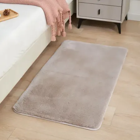 Ковер декоративный полиэстер Bingo 80x150 см цвет бежевый