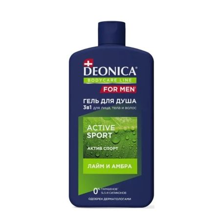 Гель для душа Deonica For men Active Sport 2в1 750 мл
