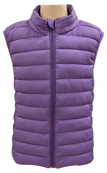 Жилетка детская на молнии фиолетовая