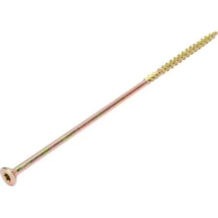 Шуруп конструкционный для деревянного домостроения потайной 6x200 торцевые головки gryan torx e10 e24