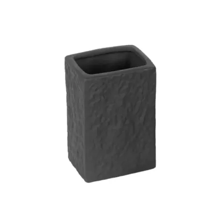 Стакан для зубных щёток Lemer Cabras керамика цвет черный стакан для коктейлей cocktailgeek