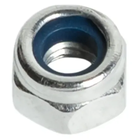 Гайка самоконтрящаяся М4 DIN 985 сталь оцинкованная на вес