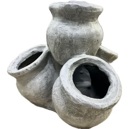 Садовая фигура Вазоны каменные смола 35x40x34 см фигура садовая навесная дятел 26см