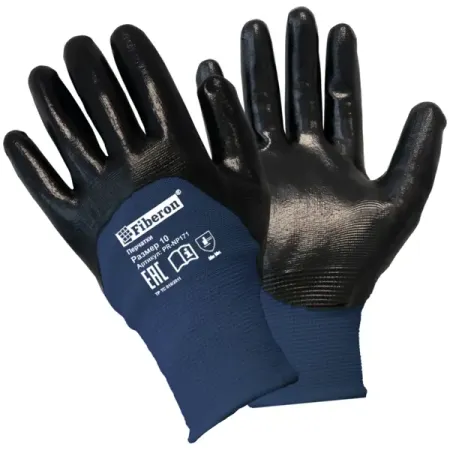 Перчатки нитриловые Fiberon размер 10/XL rloverae перчатки hppe level 5