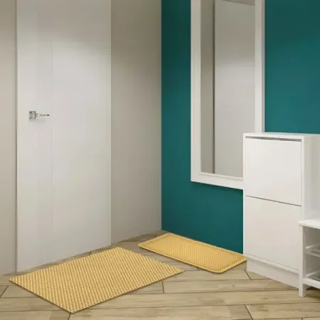 Коврик грязезащитный ЭВА Ромб 68х83 см цвет бежевый коврик для кофе mhw 3bomber