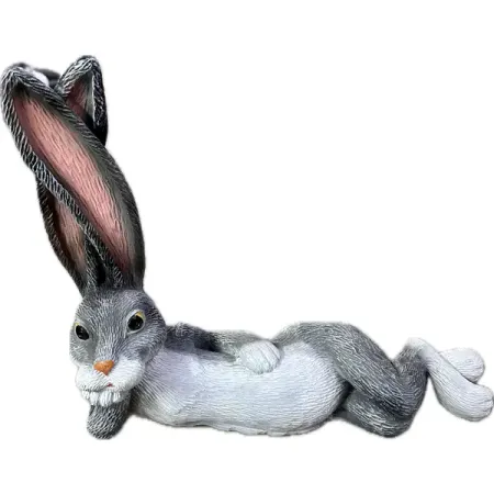 Садовая фигура Заяц ушастик смола 39x31x13 см 100 шт кабошоны ywbeads смола красный 15 20 мм