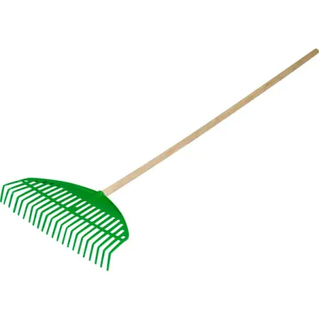 Грабли веерные Оазис 22 зуба 140 см пластик, с черенком