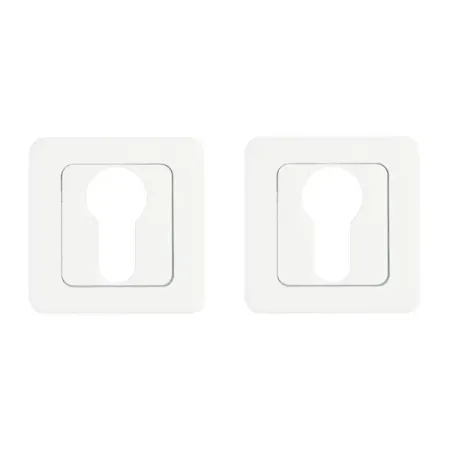 Накладка на цилиндр DP-C-22-WM цвет матовый белый 2 шт.