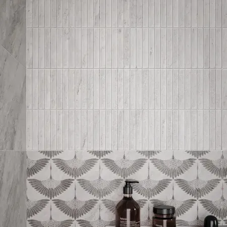 Настенная плитка Gracia Ceramica Tanto 02 25x60 см 1.2 м² цвет серый