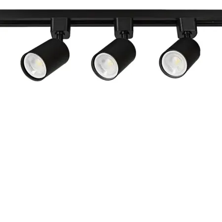 Трековая система освещения Osram однофазный накладная 1 м светодиодная цвет черный нейтральный белый свет