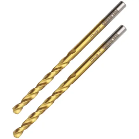 Сверло спиральное по металлу HSS-Co Hilberg CO040 4x75 мм, 2 шт.