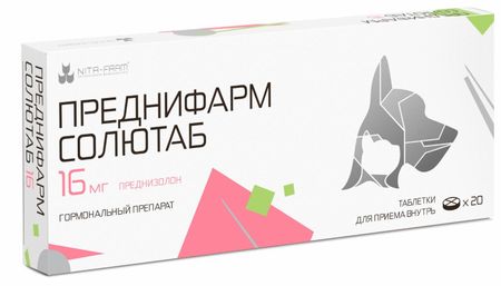 Лекарственные препараты Nita-Farm Преднифарм Солютаб 16 мг (20 таб.)
