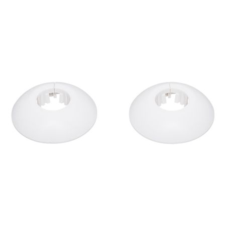 Обвод для труб ПВХ декоративный 22 мм белый матовый (2 шт.) декорация actuel колокольчики металлические 36 см