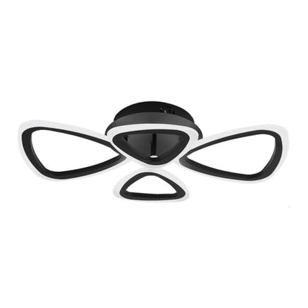 Светильник светодиодный накладной IN HOME Elegant Sansa 3000-6500К 60 Вт 70 кв.м черный IP40 с пультом