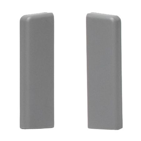 Заглушка торцевая ПВХ Salag 50 мм серый под ковролин (2 шт.)