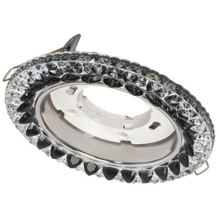 Светильник встраиваемый GX53 хром/черный 13 Вт IP20 IN HOME Crystal (4690612044316) андрей сергеевич русаков модель инновационных комплексов при освоении фгос до