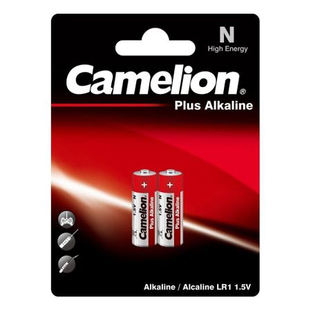 Батарейка Camelion Plus Alkaline LR1 1,5 В (2 шт.) (LR1-BP2) батарейка gp power plus r6 солевая aa 4 шт