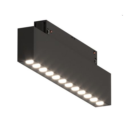 Светодиодный трековый светильник магнитный Elektrostandard Slim Magnetic 4200К 12 Вт черный (85005/01) светильник ультратонкий tango ultra slim 24вт с переключателем овой температуры