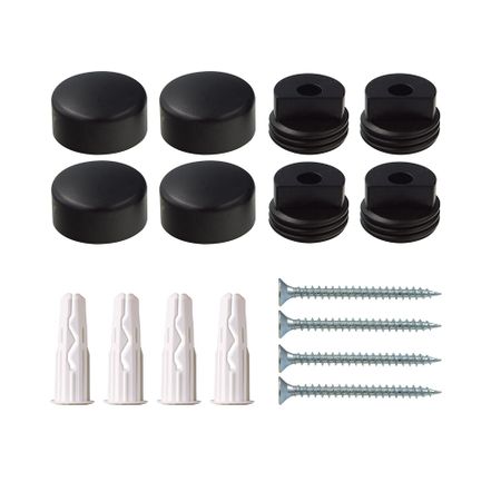 Набор для крепления зеркала черный Hard-Fix