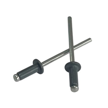 Заклепка вытяжная 3,2x8 мм алюминий/сталь серая RAL 7024 (100 шт.)