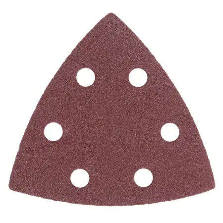 Лист шлифовальный на бумажной основе для ДШМ Dexter P120 93x93 мм, 5 шт.