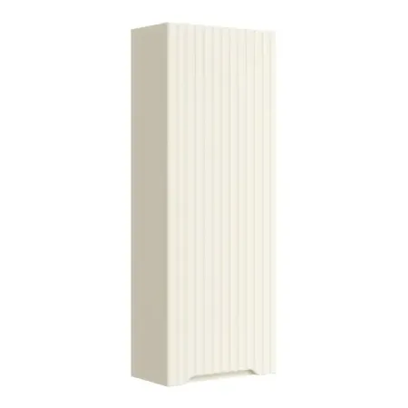 Шкаф для ванной Фостер подвесной 78x30 см МДФ матовый цвет бежевый