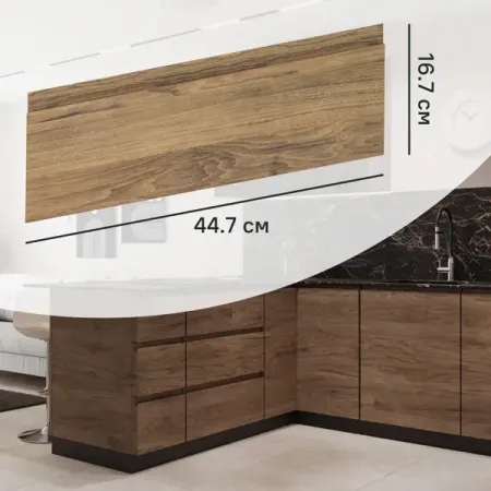 Фасад выдвижного ящика Токио 44.7x16.7 см DELINIA ID ЛДСП цвет темное дерево александр евгеньевич куланов музей шпионский токио