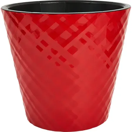 Горшок цветочный Ingreen Manhattan ø23 h20.8 см v5 л пластик красный рождественские банты wnyzq 10 20 шт красный