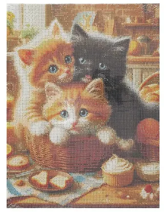 Алмазная мозаика. Классическая, с подрасником, с полным заполнением.