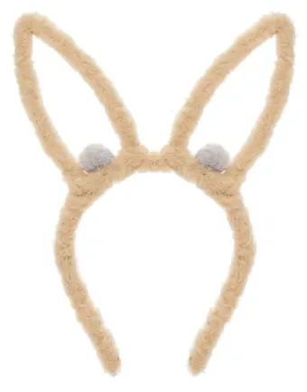 Ободок Ушки Зайчик (коричневый) (плюш) (12-03677-OB5) (Lafilaf)