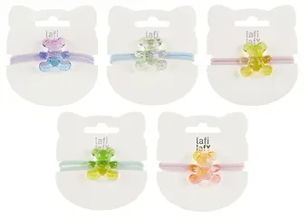 Резиночка Мишка перламутровый (пластик) (12-03916-B93) Lafilaf