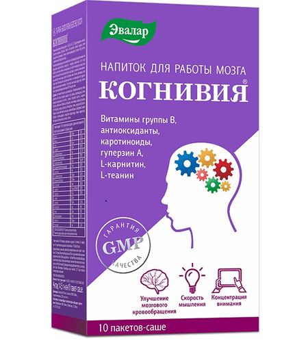 КОГНИВИЯ пор д/приг.р-ра внутрь пак.-саше 14,5 гр №10