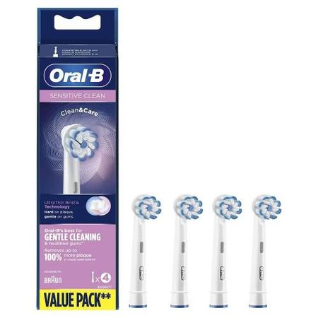 ОРАЛ-БИ (ORAL-B) НАСАДКА ДЛЯ ЗУБНОЙ ЩЕТКИ Sensitive clean №4