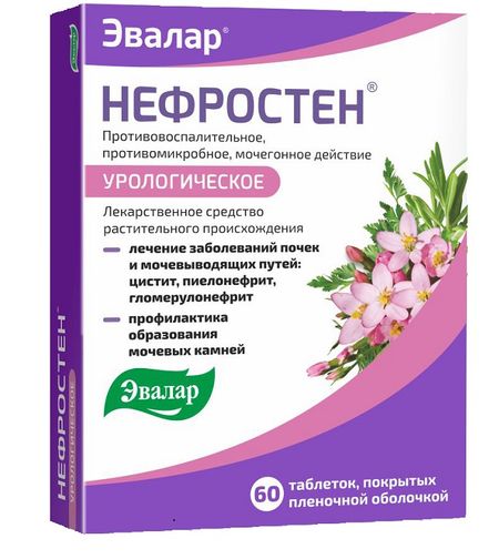 НЕФРОСТЕН ЭВАЛАР табл. п/о плен. №60