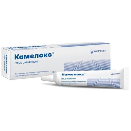 КАМЕЛОКС гель силикон. туба 15 гр гель с блестками салют 5 ов туба 5 мл