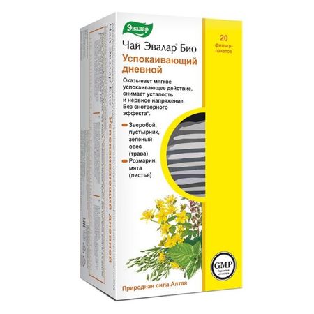 ЧАЙ БИО ЭВАЛАР УСПОКАИВАЮЩИЙ ДНЕВНОЙ ф/п №20