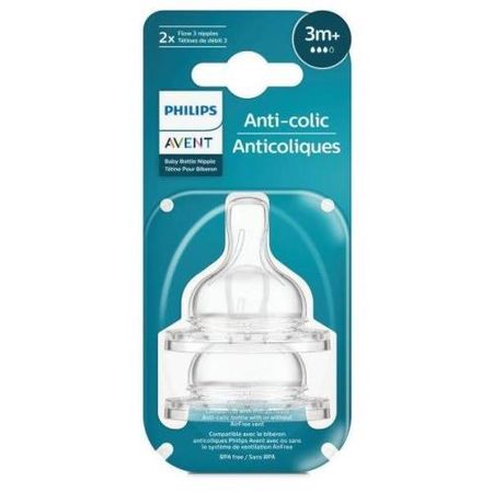 АВЕНТ ANTI-COLIC СОСКА СИЛИКОНОВАЯ №2 scy763/02