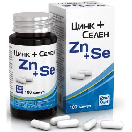 ЦИНК+СЕЛЕН РЕАЛКАПС капс. №100