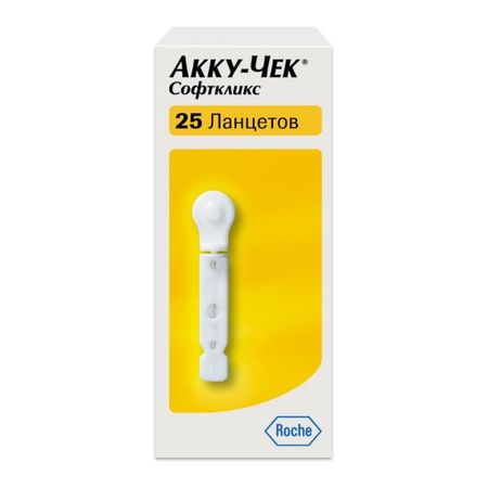 АККУ-ЧЕК ЛАНЦЕТЫ SOFTCLIX №25
